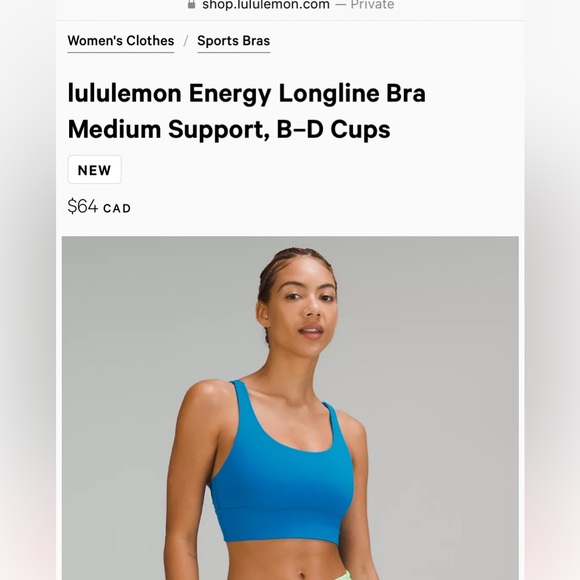 Lululemon sports bra NWT - Picture 1 of 5
